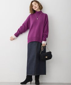 23区 S 【洗える】ナチュラルコットンベア レースレイヤード カットソー