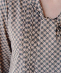 Tiaclasse 【洗える】ボウタイチュニック