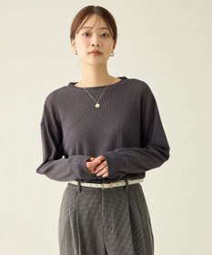 ANY L シアーワッフルロングスリーブTシャツ