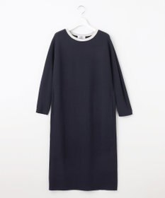J.PRESS LADIES L 【WEB限定カラーあり・洗える】TRIM RAYON STRETCH ニット ワンピース