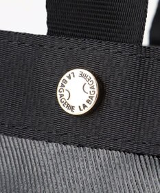 LA BAGAGERIE 【コットン×ポリウレタン】シャイニーミニマムトート