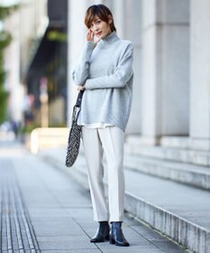 ICB 【新色追加・WEB限定カラーあり】 ソフトカシミヤミックス ハイネックニット