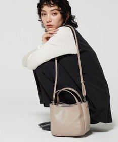 Y'SACCS イタリアンシープ 2wayラウンドトート