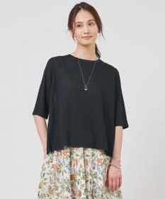 J.PRESS LADIES Vis/Pe スパーク バックプリーツ ニット