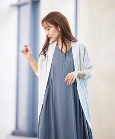 Tiaclasse L 【洗える】サイドギャザーワンピース