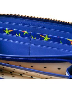 tsumori chisato CARRY エジプシャンスター ラウンドファスナー長財布 【きめ細かな羊革】