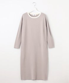 J.PRESS LADIES L 【WEB限定カラーあり・洗える】TRIM RAYON STRETCH ニット ワンピース