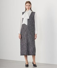 ICB 【CLASSY.1月号掲載】スパングルツイード ジャンパースカート