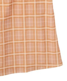 Green Parks ペプラムチェックキャミワンピース