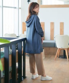 Tiaclasse L 【日本製・洗える】ジョーゼットニットワイドパンツ