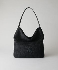 russet ナイロンラフィアワンショルダーバッグ(CE-1714)