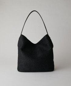 russet ナイロンラフィアワンショルダーバッグ(CE-1714)