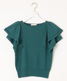 ANY SIS 【接触冷感】レイヤードスリーブ ニット