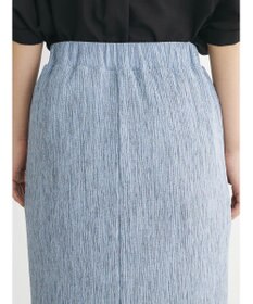 Green Parks メランジプリーツＩラインスカート