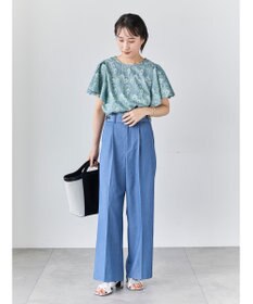 Te chichi 【LIBERTY FABRICS】フレアスリーブブラウス