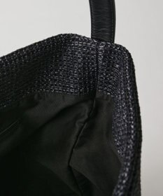 russet ナイロンラフィアワンショルダーバッグ(CE-1714)