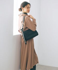 TOPKAPI 【TREASURE TOPKAPI】ナイロン ストライプ ベルト フラップ ショルダー バッグ