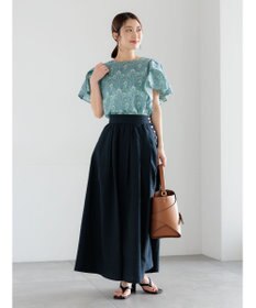 Te chichi 【LIBERTY FABRICS】フレアスリーブブラウス