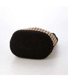 UNBILLION カシュカシュ cachecache / コンビ編みワンハンドルトート