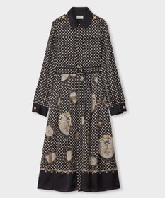 GRACE CONTINENTAL プリントミリタリードレス