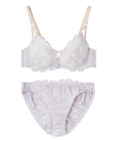 San-ai Resort（三愛水着楽園） 【WEB限定】【プチプラブラセット】純欲カラーヌーディーレーシーストリングブラ＆ショーツセット 【northerly】