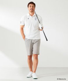 23区GOLF 【MEN】【吸水速乾/UVカット】ミッフィーフェイスポロシャツ