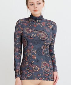 WACOAL あったかTシャツ あったかインナー アウターとしても利用可 保温性 ハイネック 10分袖 長袖 レディース CLD726 /ワコール