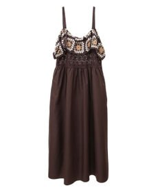 Green Parks ・ＳＵＧＡＲ　ＳＰＯＯＮ　クロシェキリカエワンピース