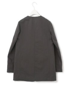 ICB 【吸水速乾機能付き】ペーパーコットンリネンツイル　ノーカラージャケット