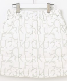 23区GOLF 【WOMEN】中綿ロゴプリントスカート