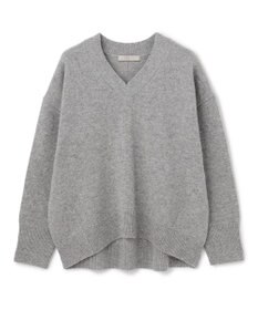 UNFILO ウールカシミヤ Vネックニット