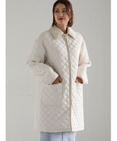 Te chichi キルティングミドルコート