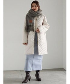 Te chichi キルティングミドルコート