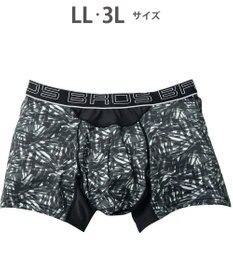 WACOAL MEN ボクサーパンツ 風が通ってムレ軽減。 ダブルエアスルータイプ 吸汗速乾 前閉じ GT3910 /ブロス バイ ワコールメン