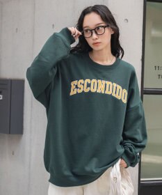 WEGO ヘビーウエイト刺繍グラフィックプルオーバー