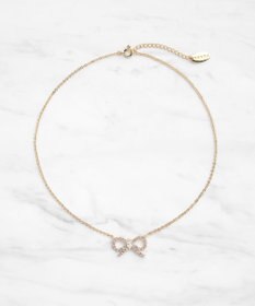 TOCCA GLITTER RIBBIN NECKLACE ネックレス