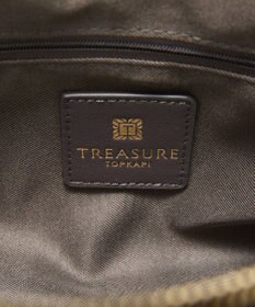 TOPKAPI 【TREASURE TOPKAPI】ナイロン ストライプ ベルト フラップ ショルダー バッグ
