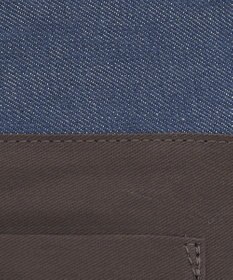 russet 【刺繍モノグラム】デニム2WAYトートバッグ(CE-1772)
