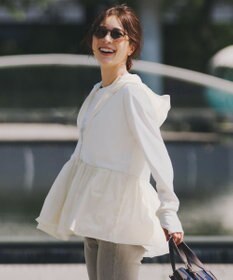 UNFILO 【ZIP!放映】 ラッシュガード ペプラムフーディ