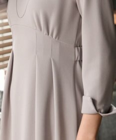 Tiaclasse 【洗える】ハイストレッチジョーゼットワンピース