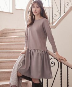 ANY SIS 【美人百花11月号掲載】クラシカルカーデ×ミディワンピ セット