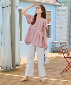 Tiaclasse 【ダブルクロス】ワイドパンツ