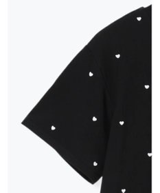 Te chichi 【接触冷感】ハート刺繍Tシャツ