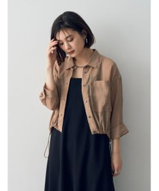 YECCA VECCA 【2点SET】シアーシャツ×Aラインキャミワンピース