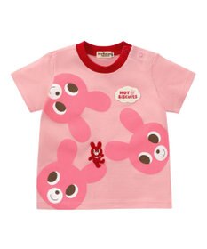 MIKI HOUSE HOT BISCUITS ひょっこりキャラクター 半袖Tシャツ