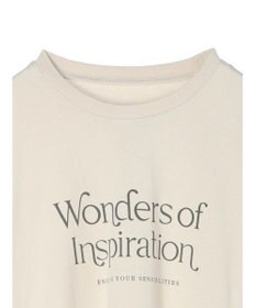 Green Parks シンプルフェミニンロゴチュニック