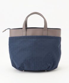 Y'SACCS はっ水ドットジャカード リサイクルレザーコンビ 2wayトートバッグ