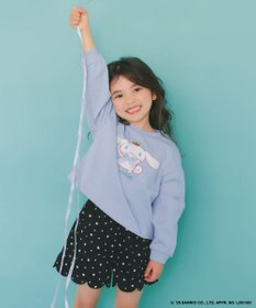 ANY KIDS 【シナモロール×ANY KIDS】アップリケ 長袖Tシャツ