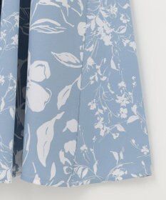 自由区 【XSサイズ～/洗える】グラデーションフラワープリントマーメイドライン スカート