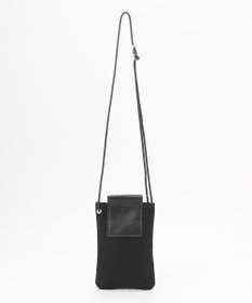 UNBILLION Otias 8号キャンバスシュリンクレザースマホショルダー